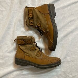 UGG women’s Tan and Brown Boots